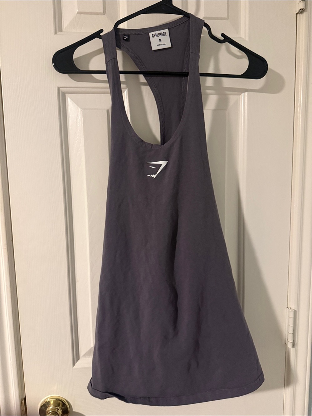 Gymshark Men’s Racerback Tank Top in Slate Gray